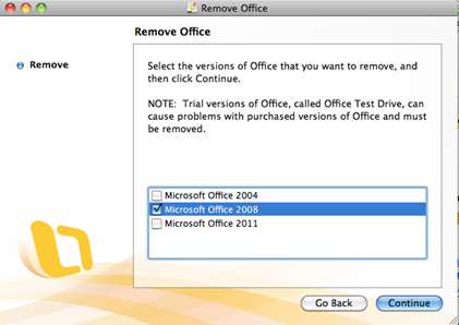 completely remove microsoft office for mac 2011